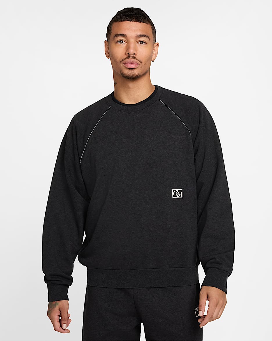 Nike Heritage Men s Dri FIT Fleece Fitness Top